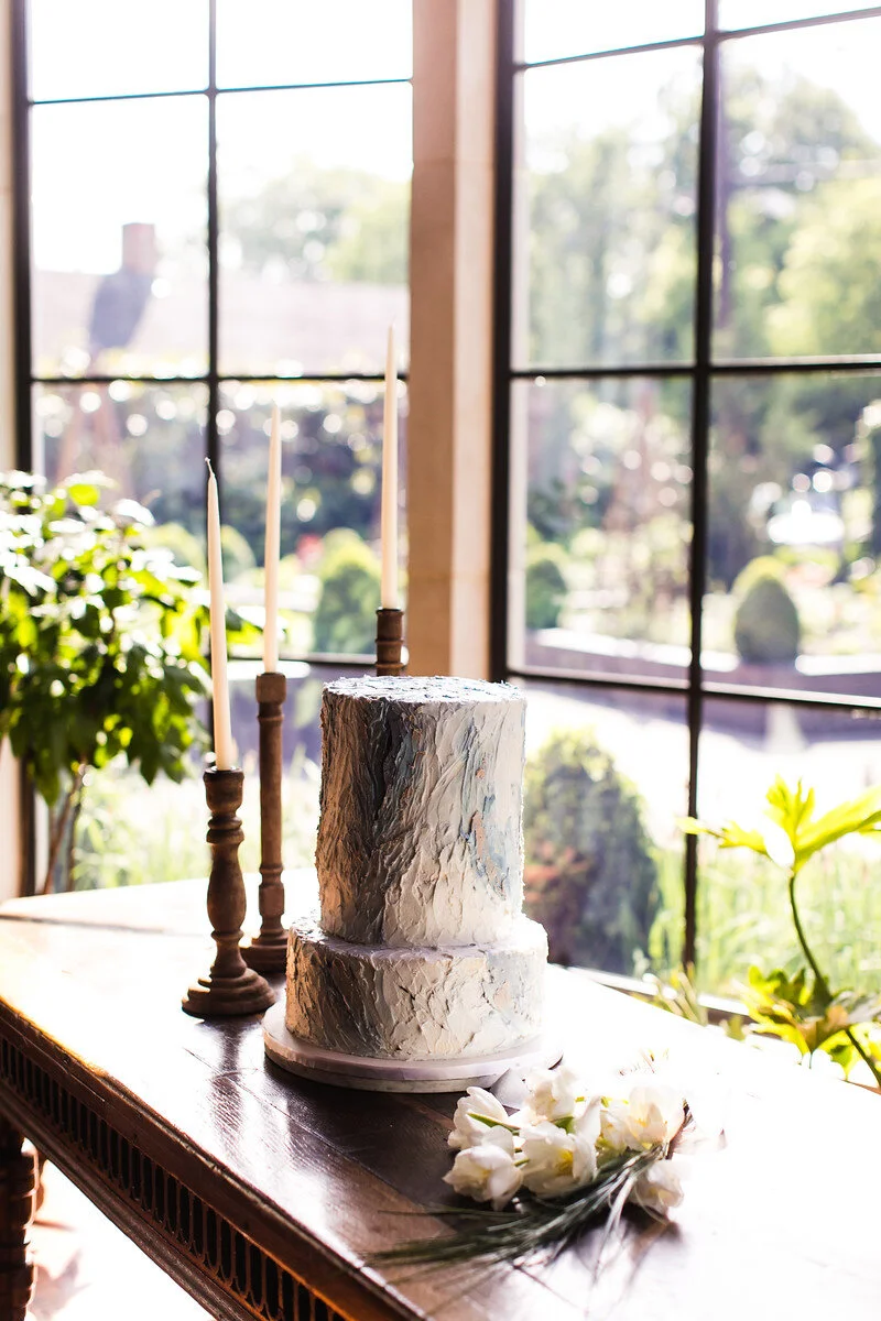 marble wedding cake the apiary
