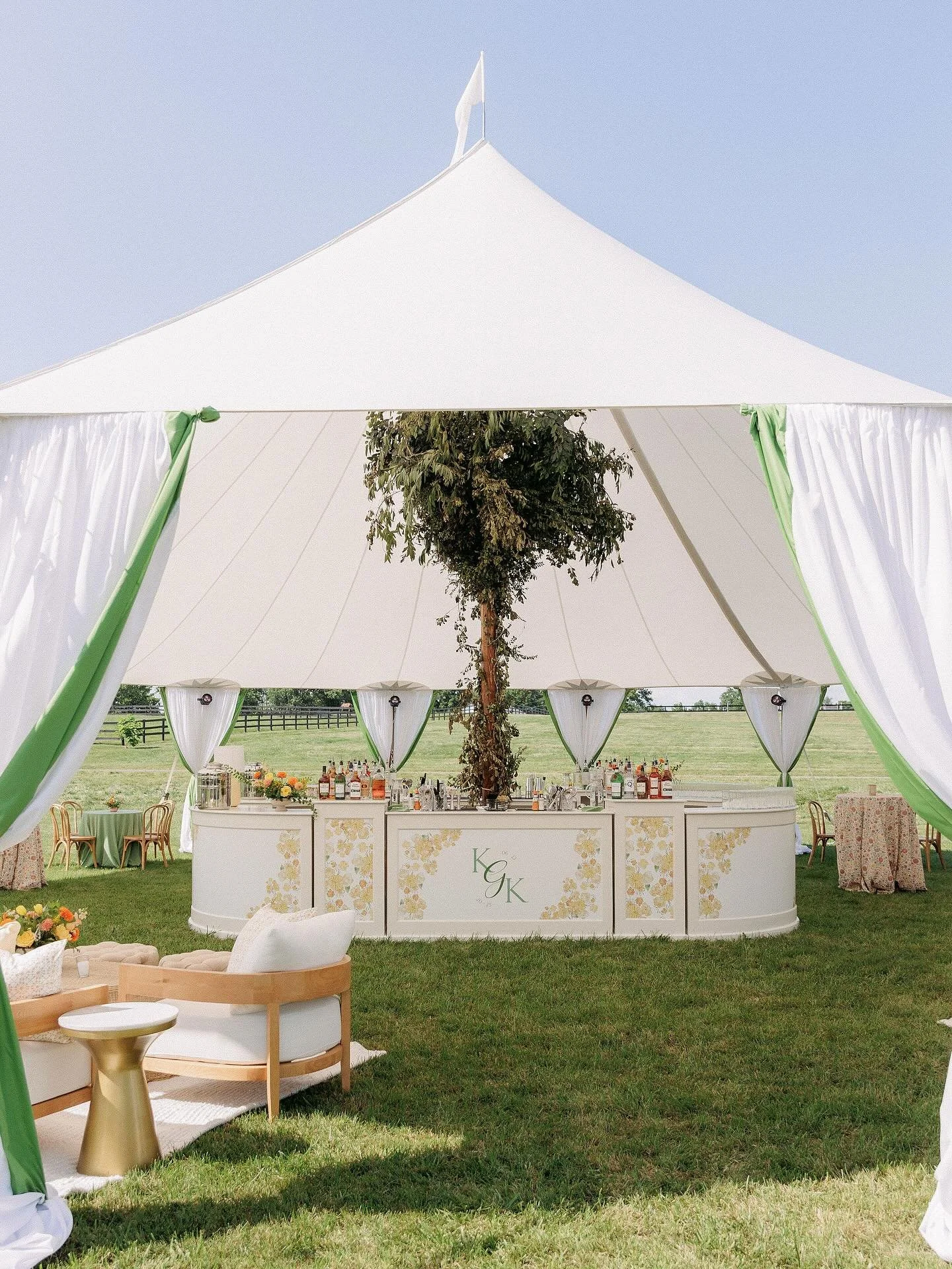 It&rsquo;s so much more than a tent&hellip;it&rsquo;s the setting that starts a new chapter for our couples. We love working with our vendors to create magic through rentals, linens, florals and more. And having it captured by the brilliant @carl.s.m