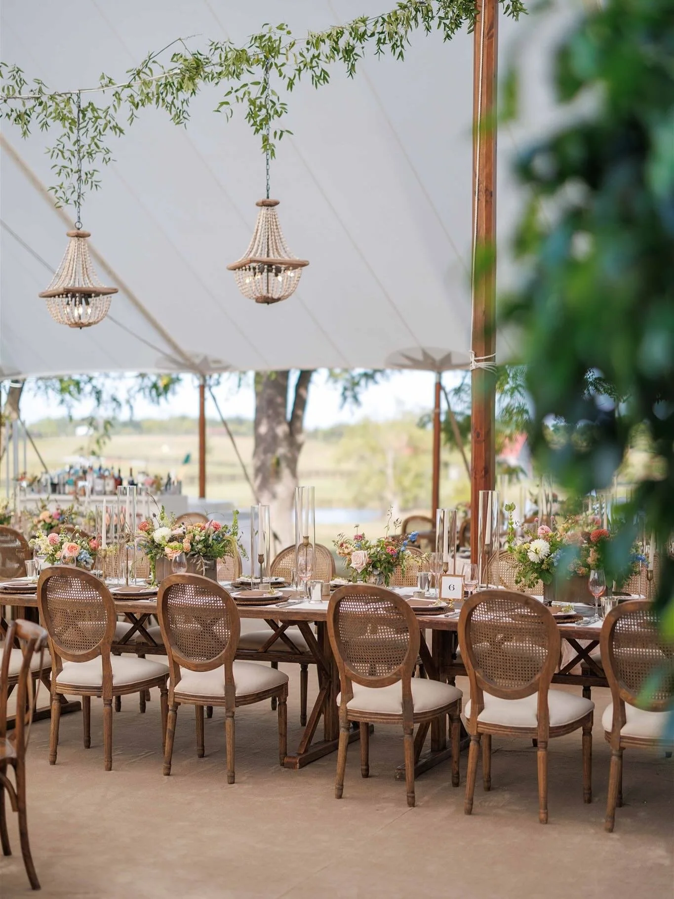 A beautiful farm party for Sissy and Alex 🌾

Photo: @conrhod 
Rentals: @alloccasionseventrental @bryantsrentall @stradleydavidson 
Catering: @apiaryonjefferson 
Florals: @druryfloral 
Venue: @forest_hill_stables 
Paper: @paperonstone