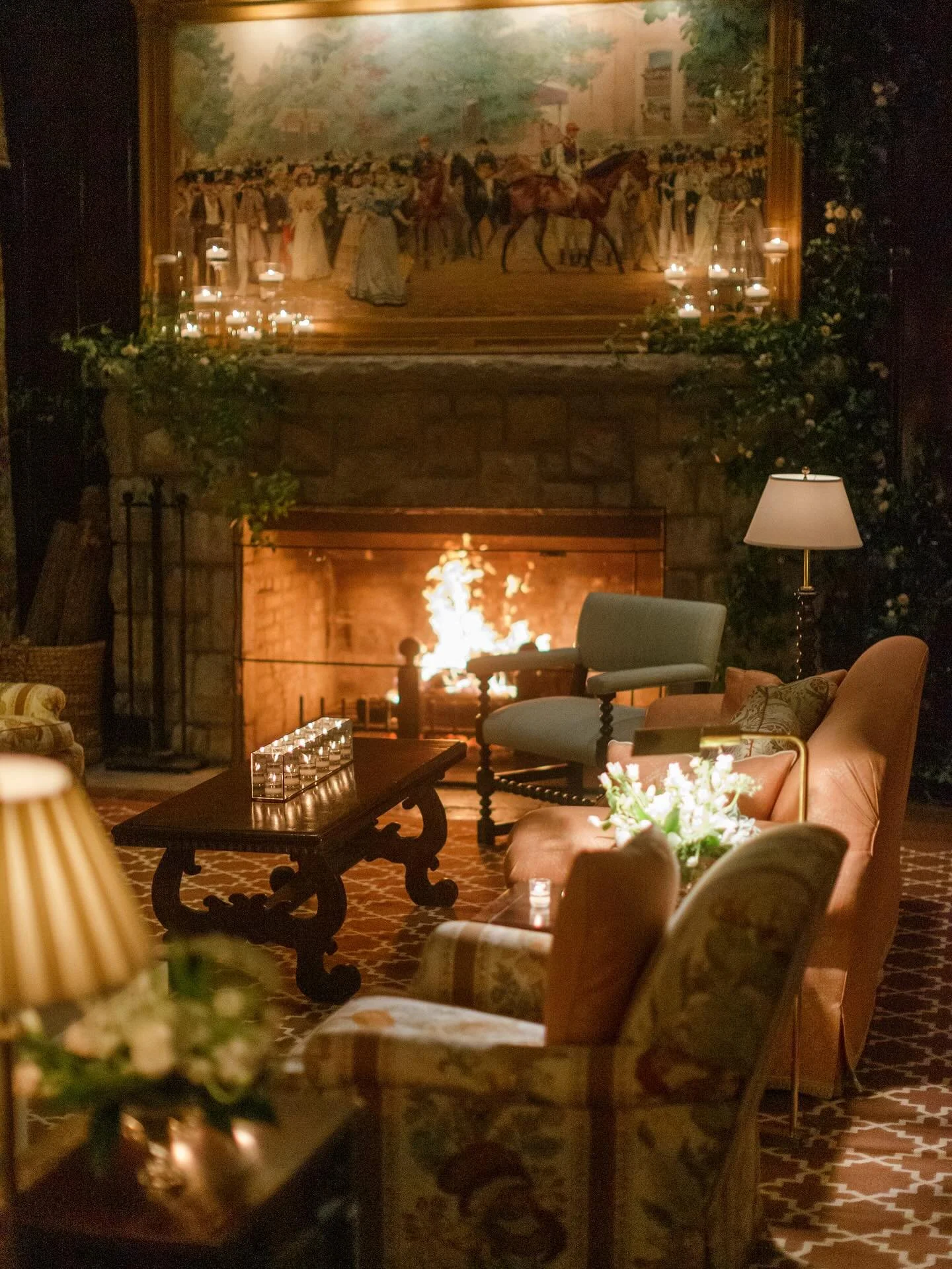 Cozy, candlelit perfection for Matt and Brent&rsquo;s winter wedding 🕯️ 

Photo: @conrhod 
Florals: @suzihjorthdesign 
Venue: @keeneland 
Rentals: @bryantsrentall @alloccasionseventrental