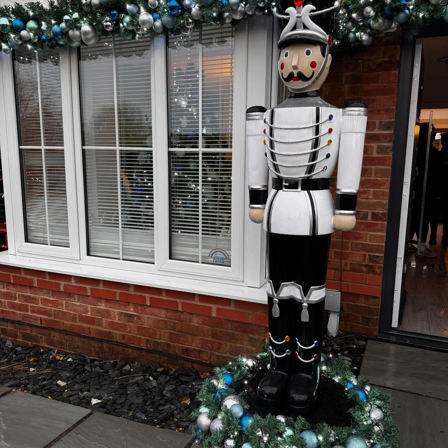 Frosty blue Christmas featuring the gorgeous @serge_the_blue_staffy who oversaw every detail!