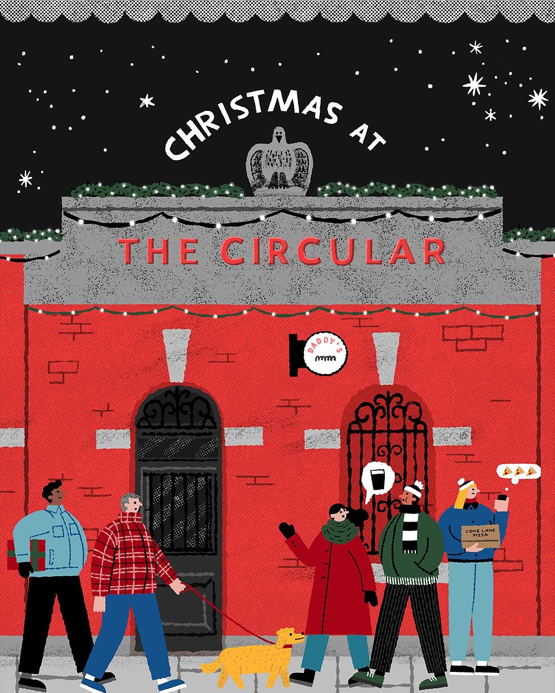 Christmas at The Circular 🎄
What we&rsquo;ve got and why you might like it

The Venue
It&rsquo;s big. Loads of nooks, rooms and spaces for groups of 4 to 100+. Swipe through the pics or have a snoop at thecircular.ie/venue

The Cost
Most bookings co