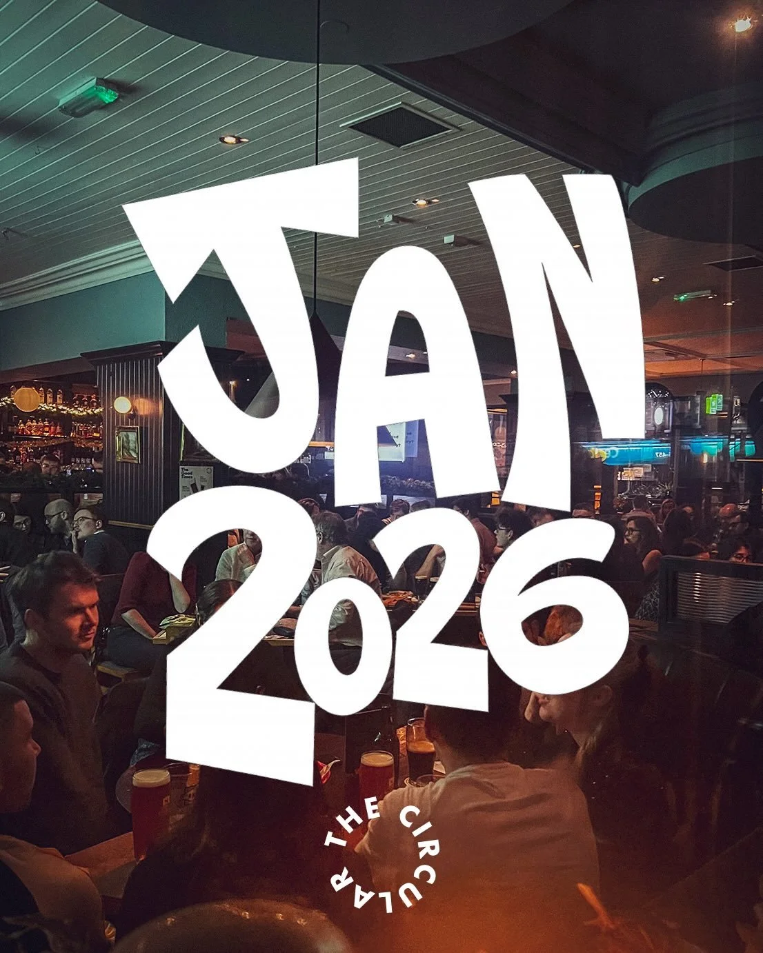 JANUARY AT THE CIRCULAR
It may be dry, but it&rsquo;s not dead. Here&rsquo;s a selection of events over the next few weeks that&rsquo;ll get you through to February.
Go to link in bio for event tickets.

Wednesdays
The quiz is back (it never went awa
