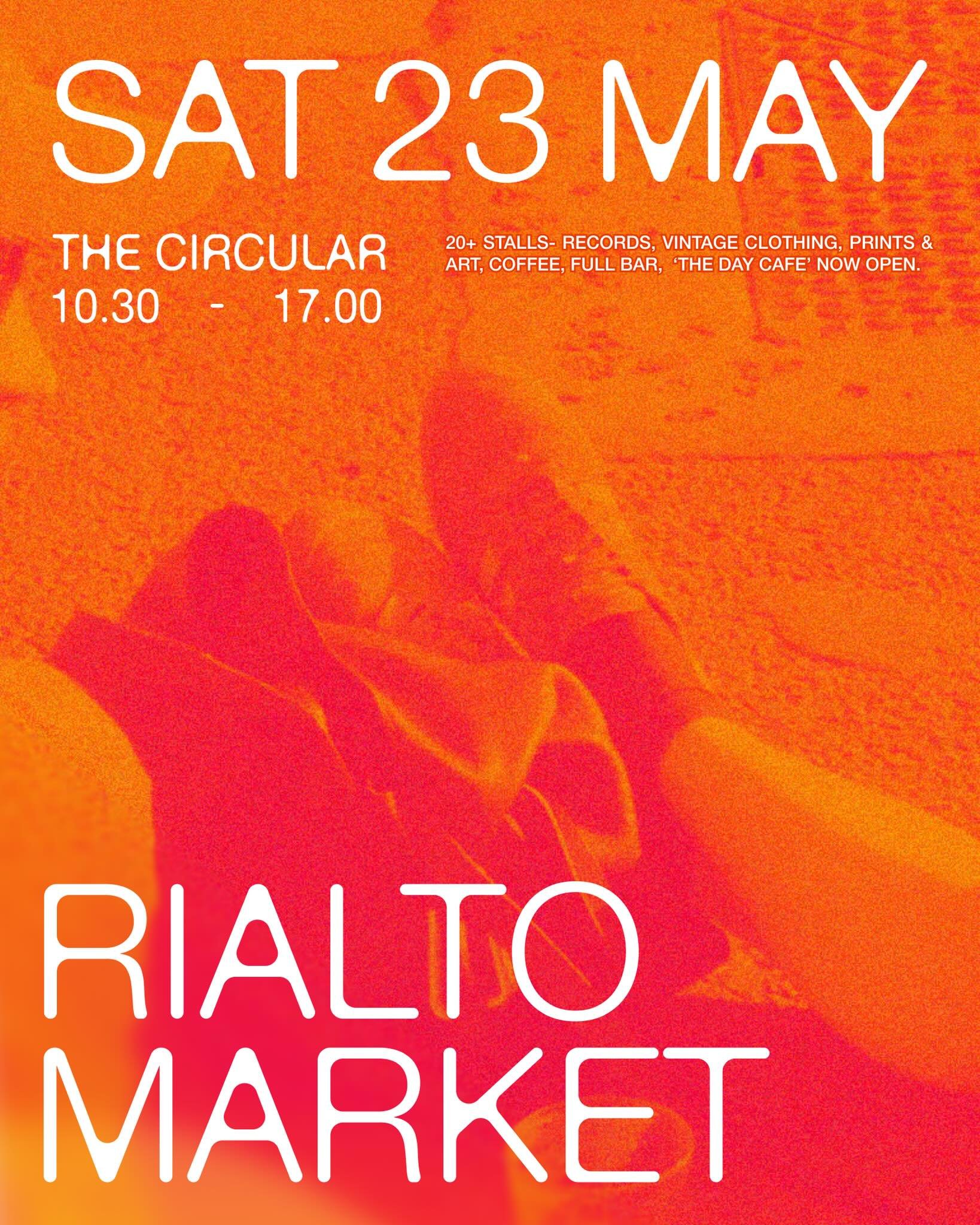 Summer markets are here 
The Rialto Market 
10:30-17:00 Sat May 23rd 

Artwork: @megankgriffindesign 

#marketsdublin #fleamarket #dublinmarket #weekenddublin #barsdublin