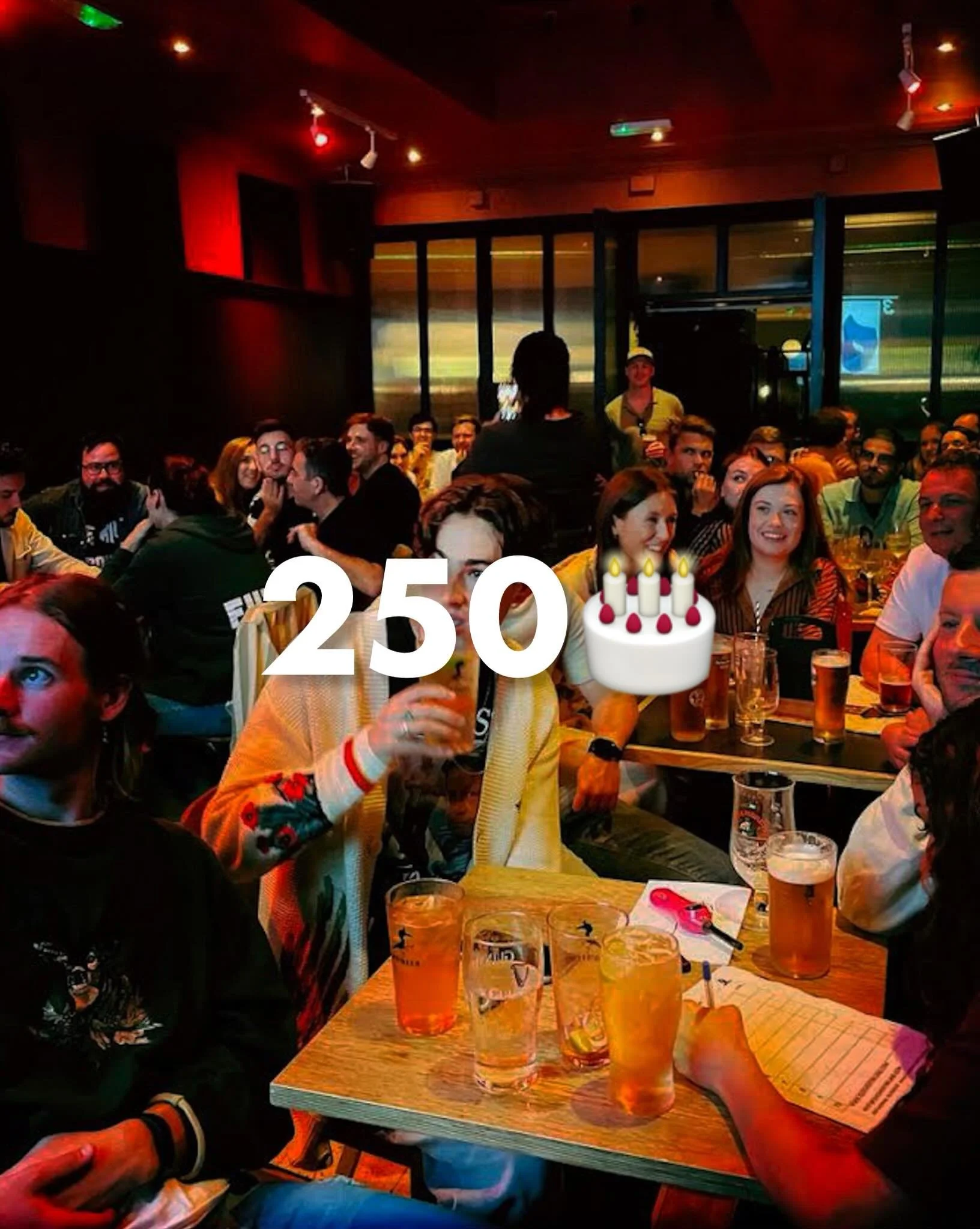 Just taking a minute here. Tonight we celebrate the 250th weekly pub quiz at The Circular and it feels worth pausing to acknowledge what an achievement that is.

250 consecutive events is no small feat, especially in an era of once-off events, short 