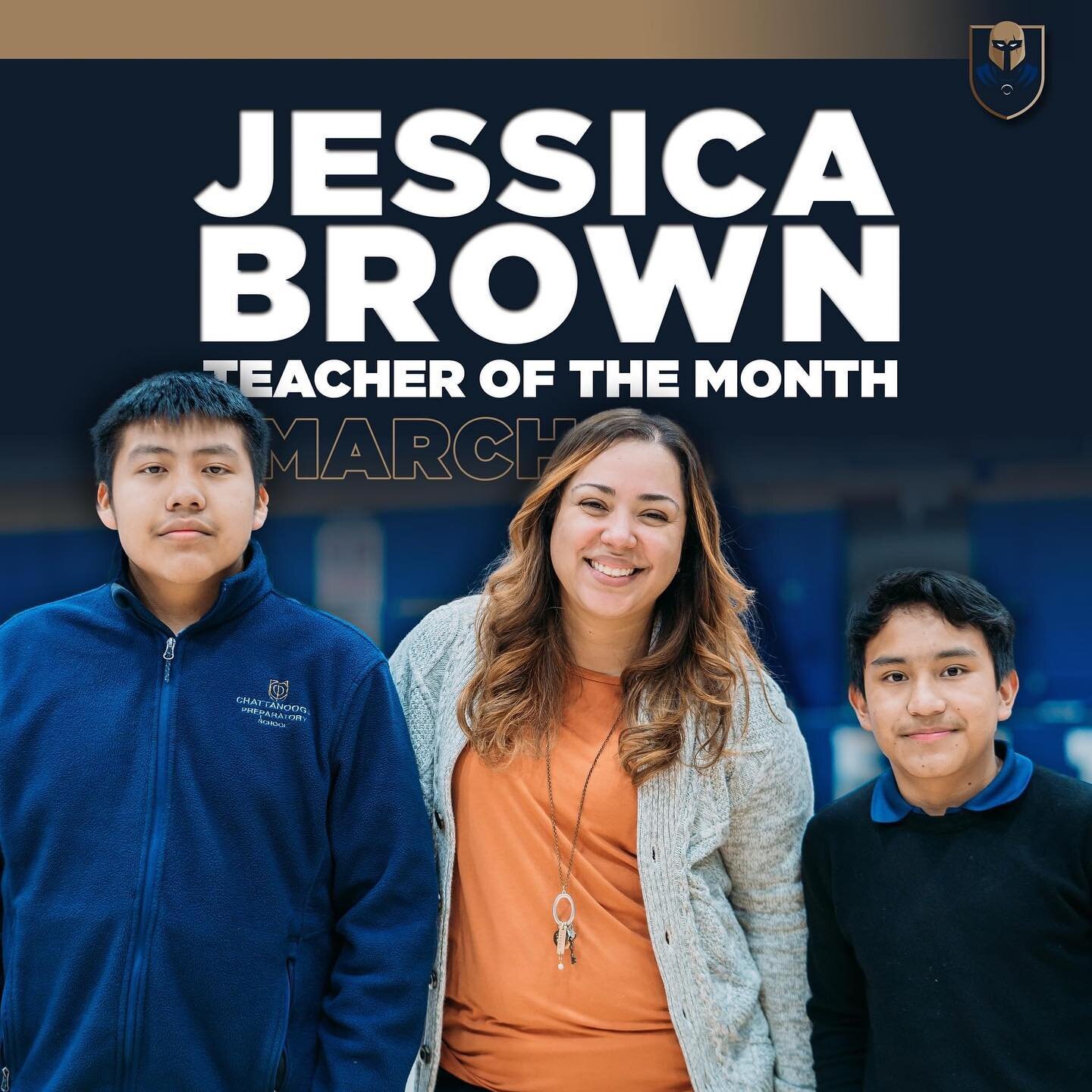 How could we forget about recognizing our March Teacher of the Month!? Jessica Brown serves as our Spanish teacher and is a student-favorite in our building!⠀
&bull;&bull;&bull;&bull;&bull;⠀
#chattprep #sentinels #teacher #teacherofthemonth #march #e