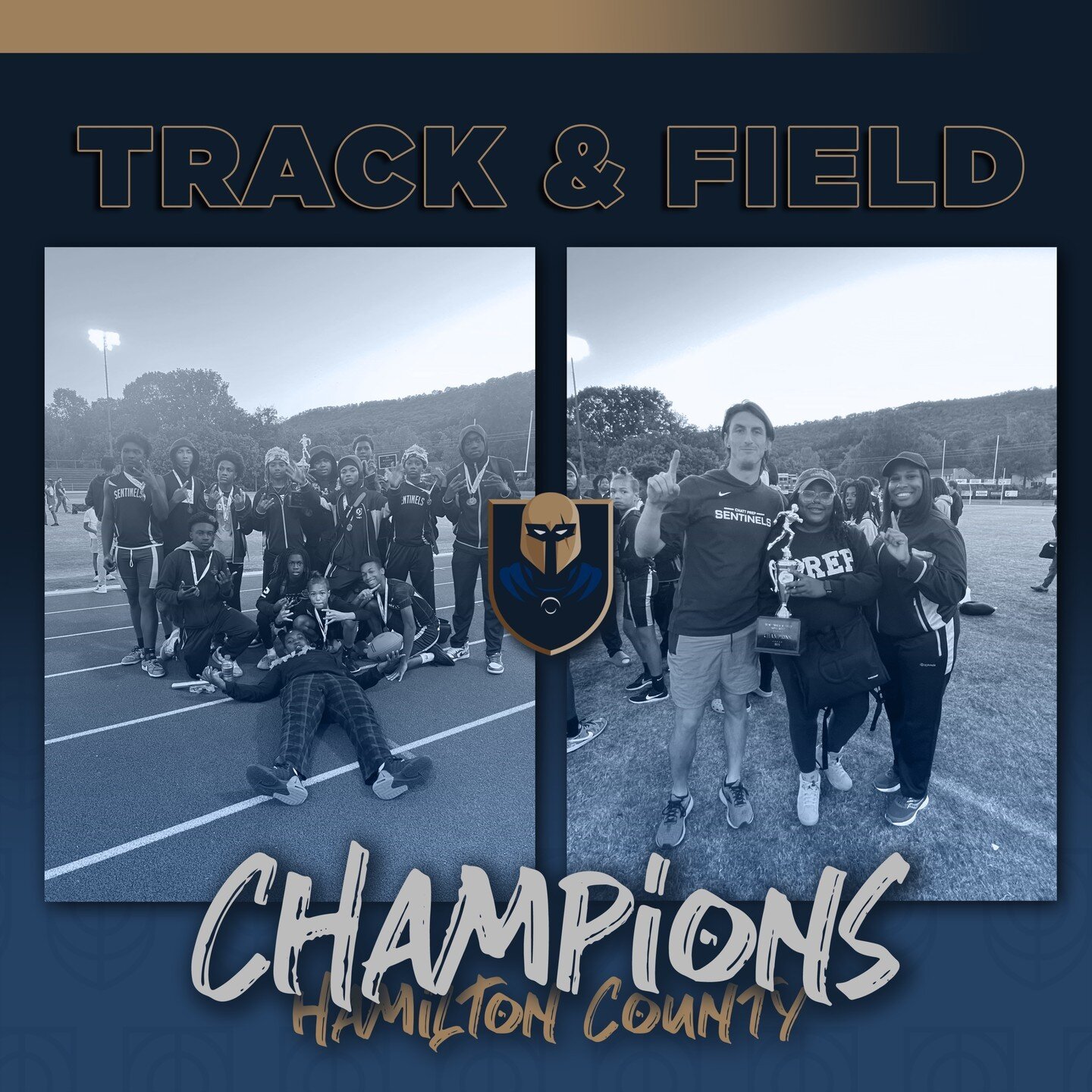 Help us congratulate our middle school track &amp; field program for earning the Hamilton County season championship!⠀
&bull;&bull;&bull;&bull;&bull;⠀
#chattprep #sentinels #trackandfield #track #chattanooga #hamiltoncounty #champion⠀