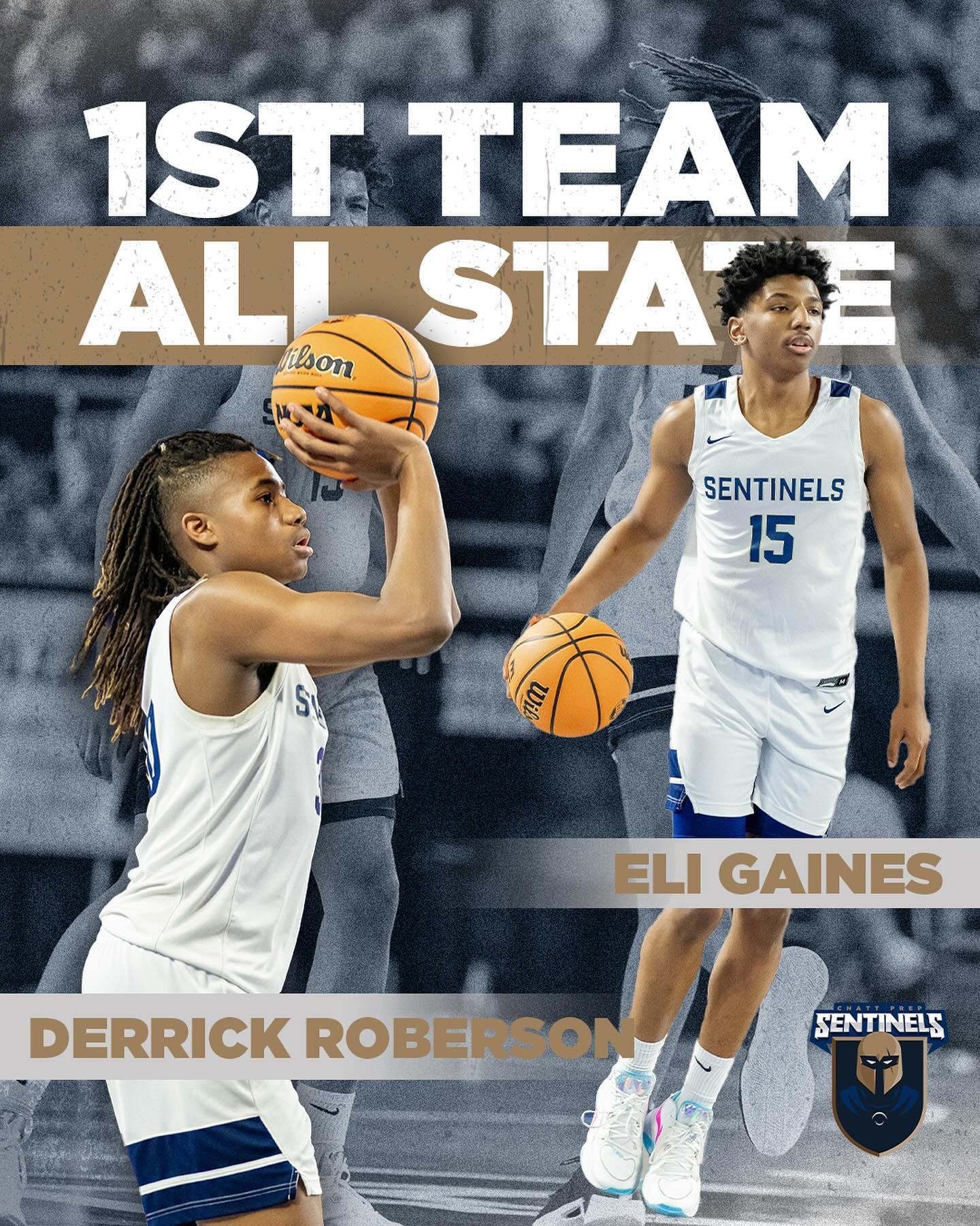 And the accolades continue to pour in! Congrats to athletes Eli Gaines and Derrick Roberson for being recognized as 1st Team All State performers and to @coachmurse42 for being awarded the 2024 Best Of Preps Coach of the Year! Roberson also secured s
