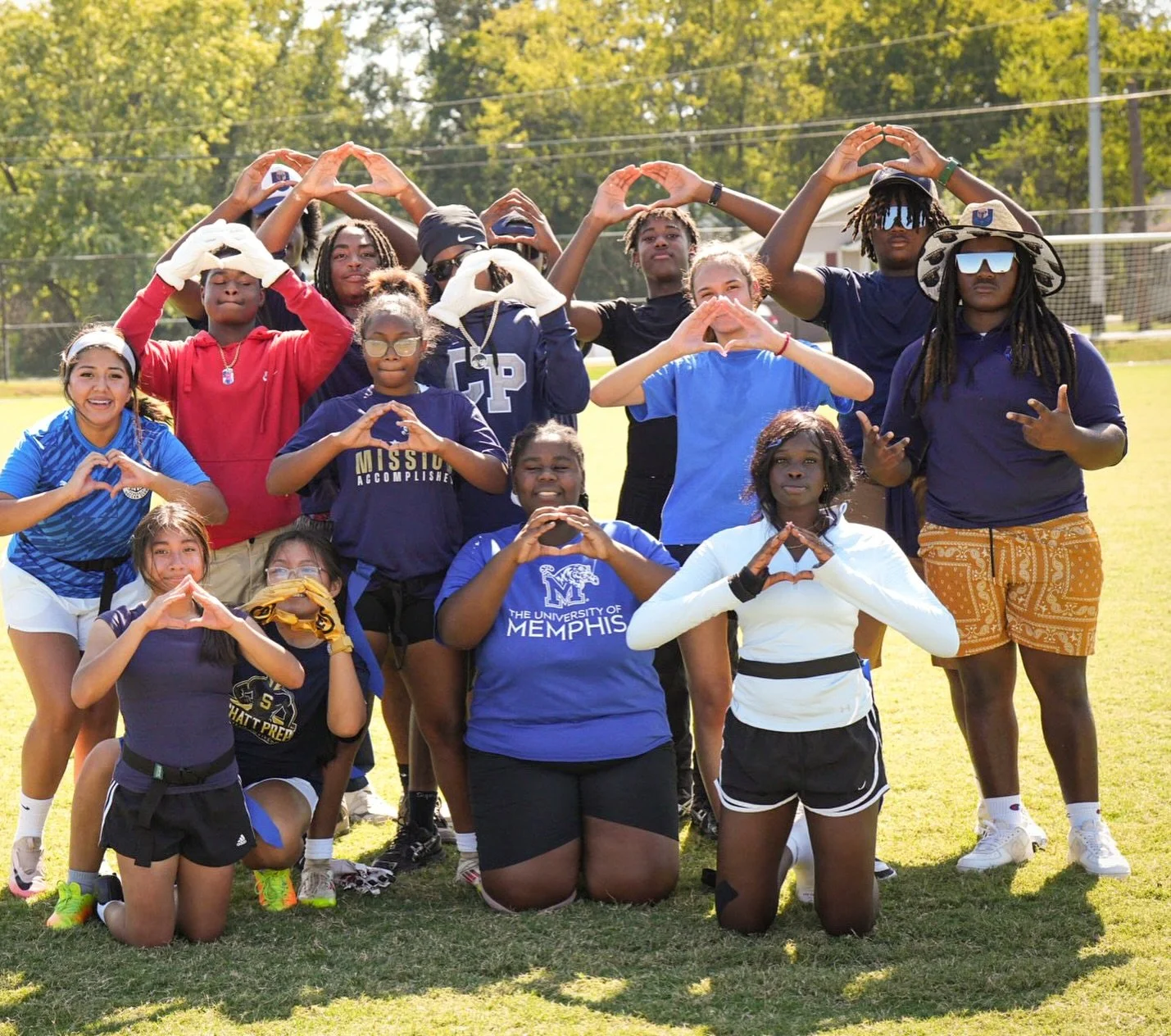 Our first powderpuff game was a success! Shoutout to Team TD and Team Deuce for a hard fought battle.