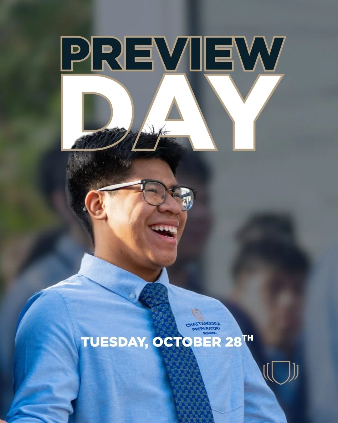 Join us for Preview Day this Tuesday, Oct. 28 at 5:30 PM in the CGLA Cafeteria! Families interested in Chattanooga Prep, @cgla_chatt or @mehighlandpark are invited to learn more about our schools and how we’re building bright futures together.