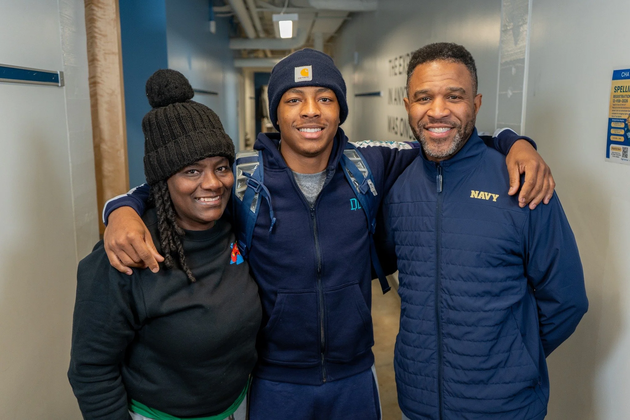 We welcomed Coach Cole from the @usnavalacademy to Chattanooga Prep to speak with Marquis &ldquo;Duece&rdquo; Gardner about an football offer and the many pathways Navy can provide. From academics to leadership and service, Duece is exploring options