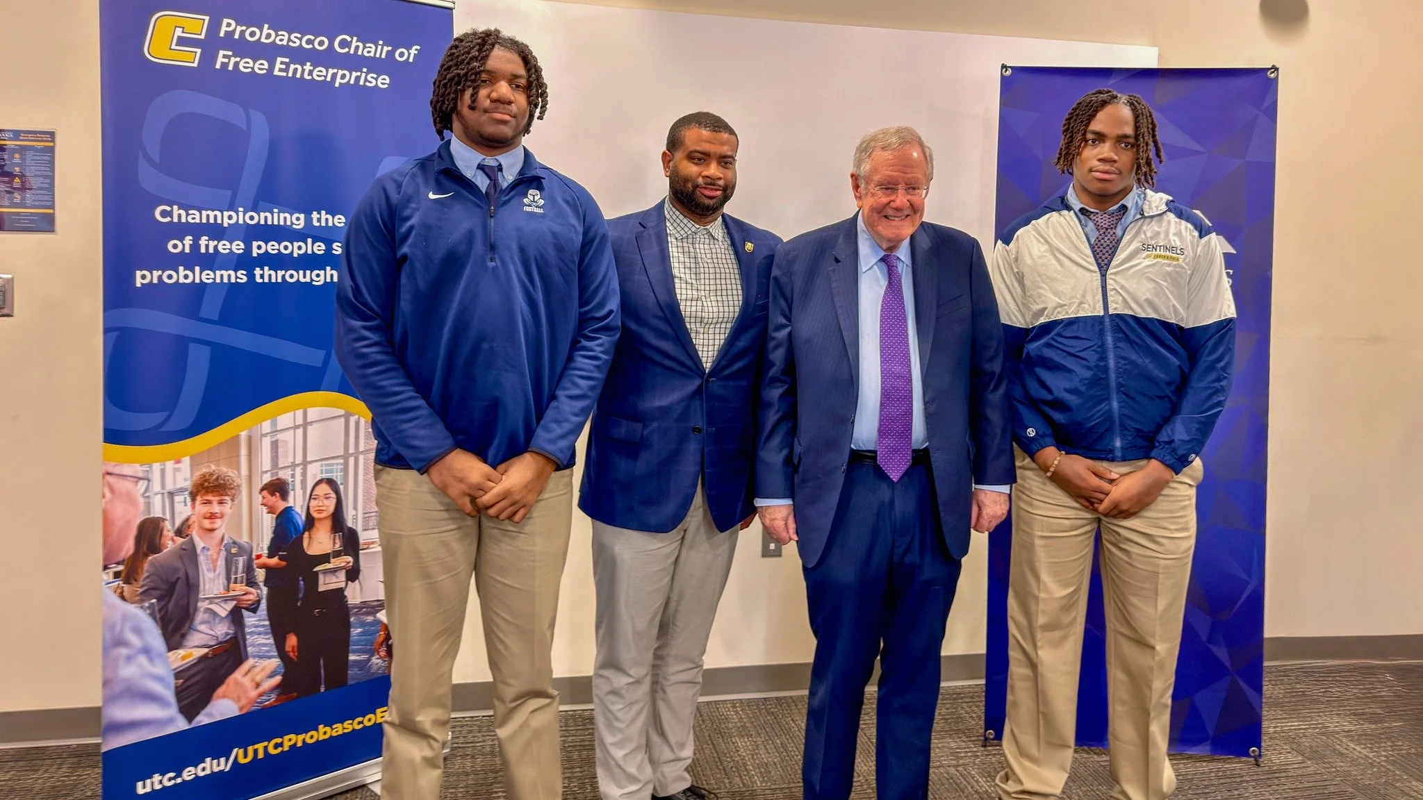 Our scholars had the opportunity to engage in leadership development at the Level-Up Lunch &amp; Learn: Pathways to Leadership at UTC. Hearing from Steve Forbes reinforced the importance of vision, discipline, and leading with purpose in a global wor