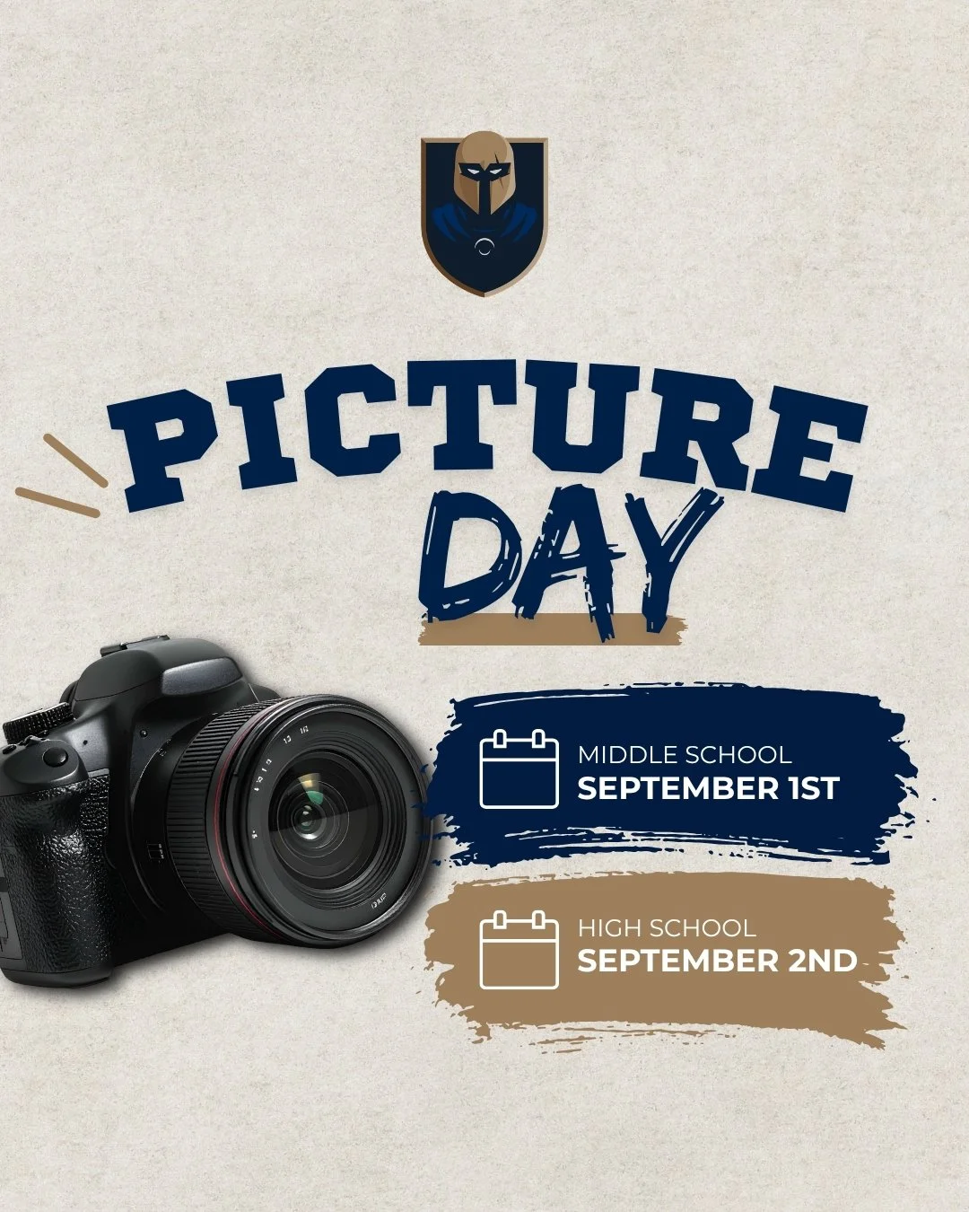 Picture Day is coming up at Chatt Prep! Come ready to represent and bring your best smile! MS: Tuesday, September 1 | HS: Wednesday, September 2