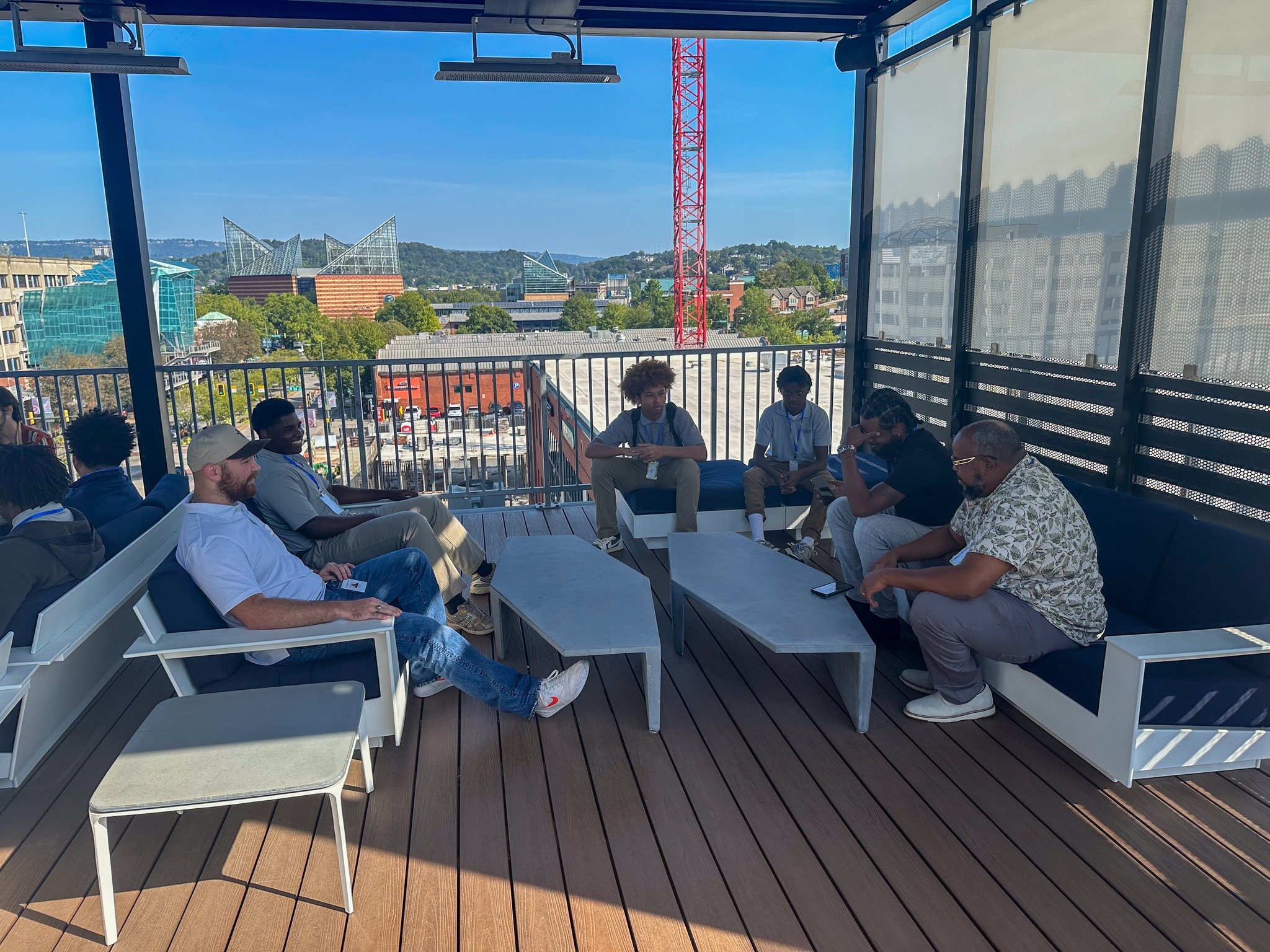 Our Class of 2029 scholars are building connections beyond the classroom. Recently, several of our 10th graders had the opportunity to meet with their mentors at STEAM Logistics, gaining valuable guidance, perspective, and exposure as they continue p
