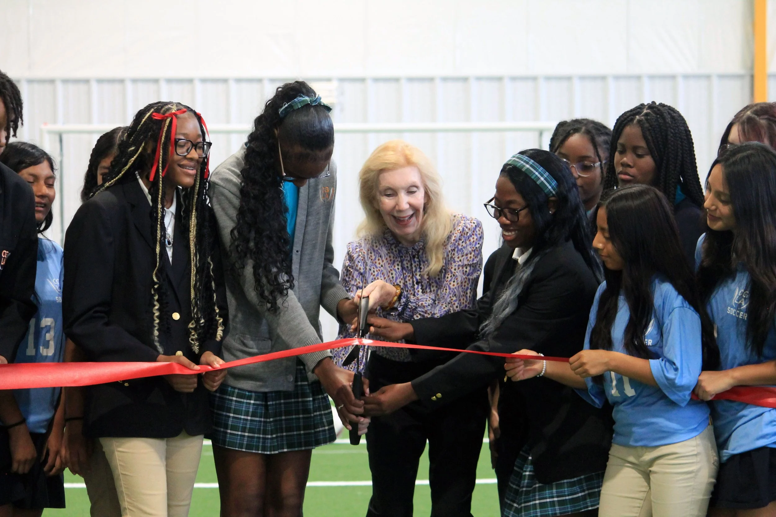 Community at the Heart of CGLA's New Indoor Soccer and Robotics Facility
