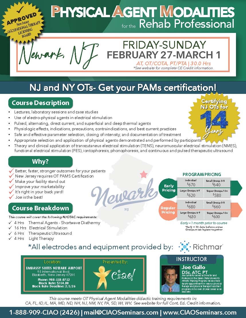 Spots Filling Fast: PAMs Certification Course in Newark!
