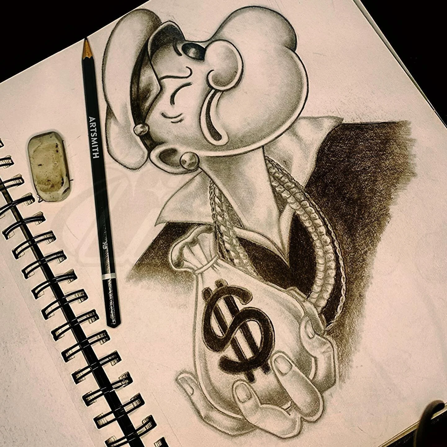 Who&rsquo;s down to let me put Gangsta Popeye on them? I&rsquo;ll do it for a deal!

#apprentice#apprenticetattoo#apprenticeship#bodypiercer#dallaspiercer#dfwpiercer#dallaspiercings#dfwpiercings#dallastattoostudio#dfwtattoos#piercedgirl#birdtattoo#pi