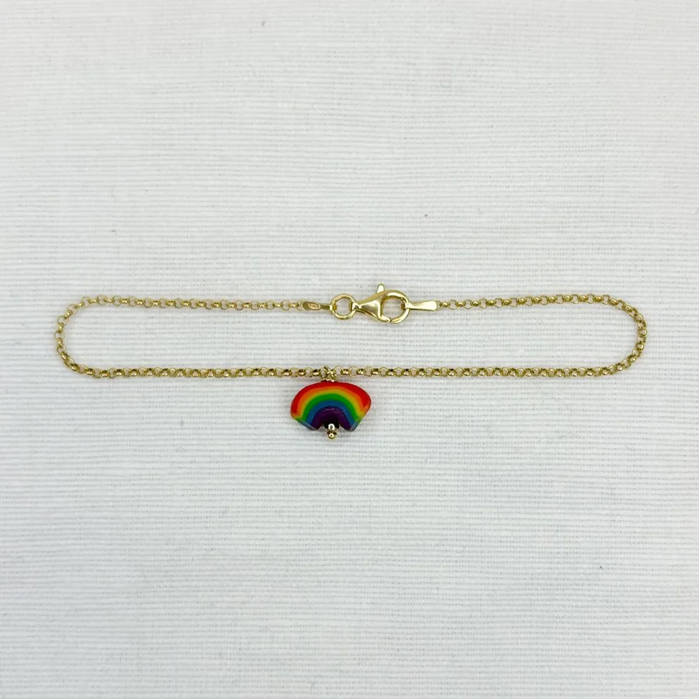 MINI CHARM BRACELET (RAINBOW)