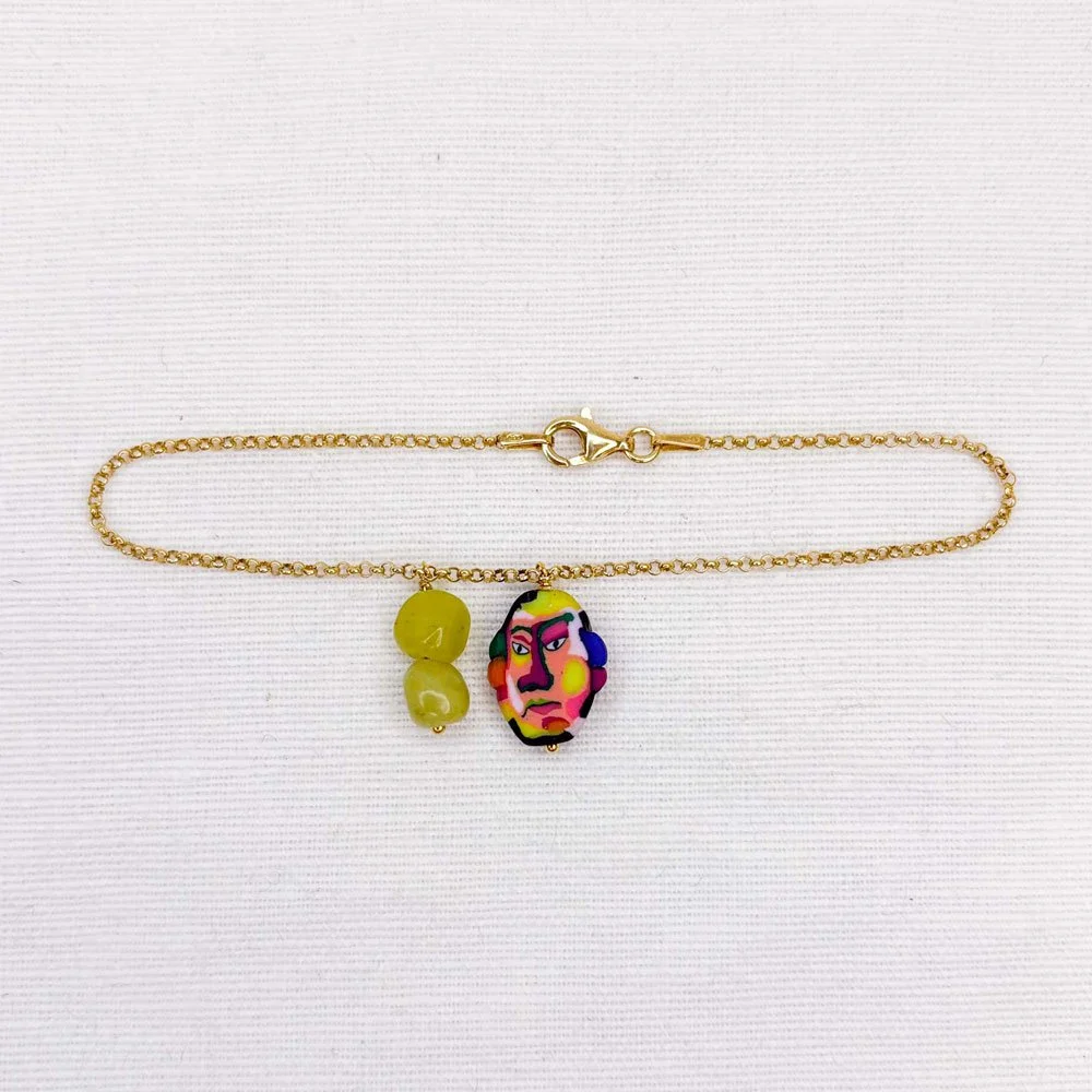MINI CHARM BRACELET (FACE No.3)