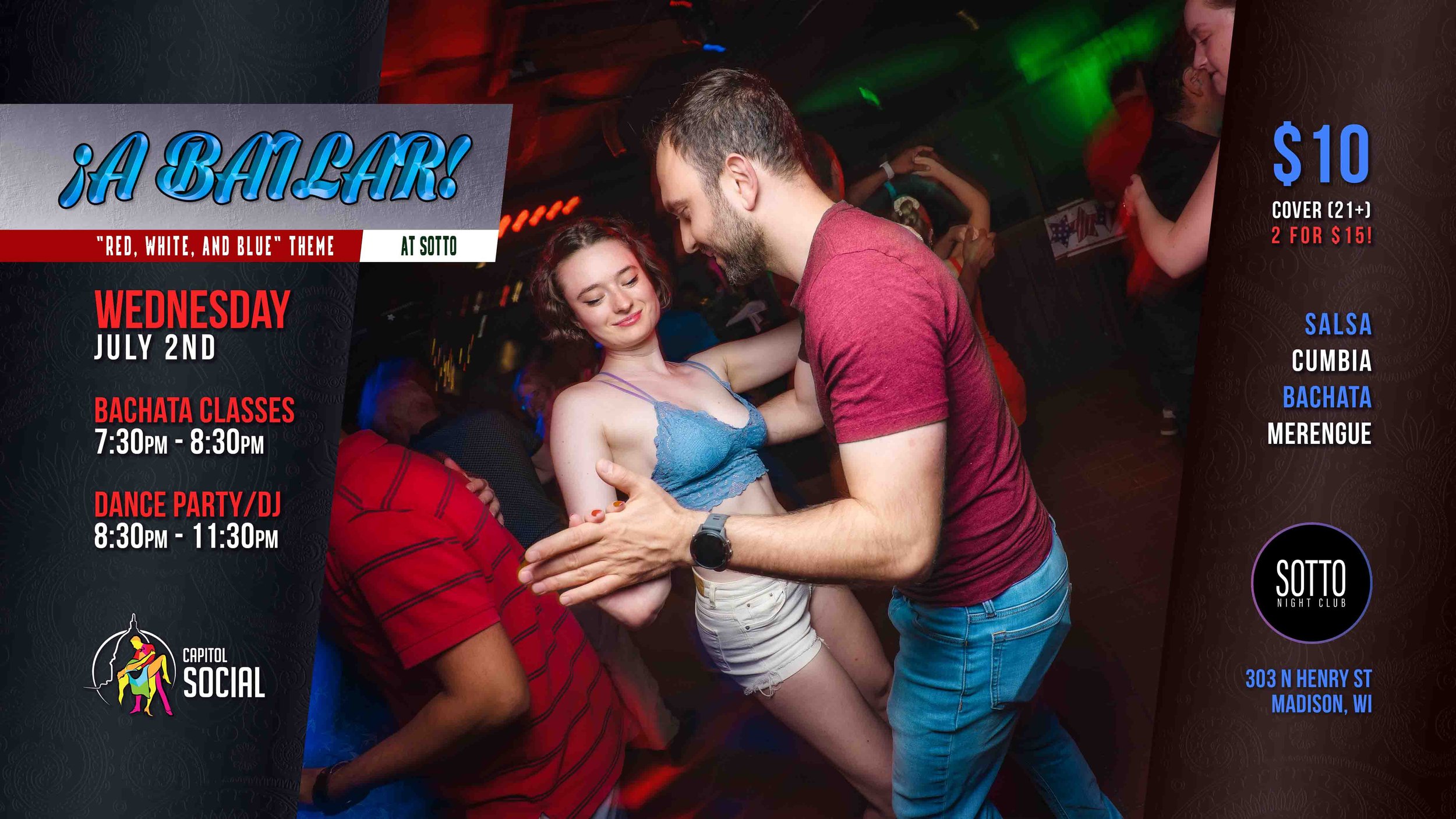 ¡A Bailar! Theme Night