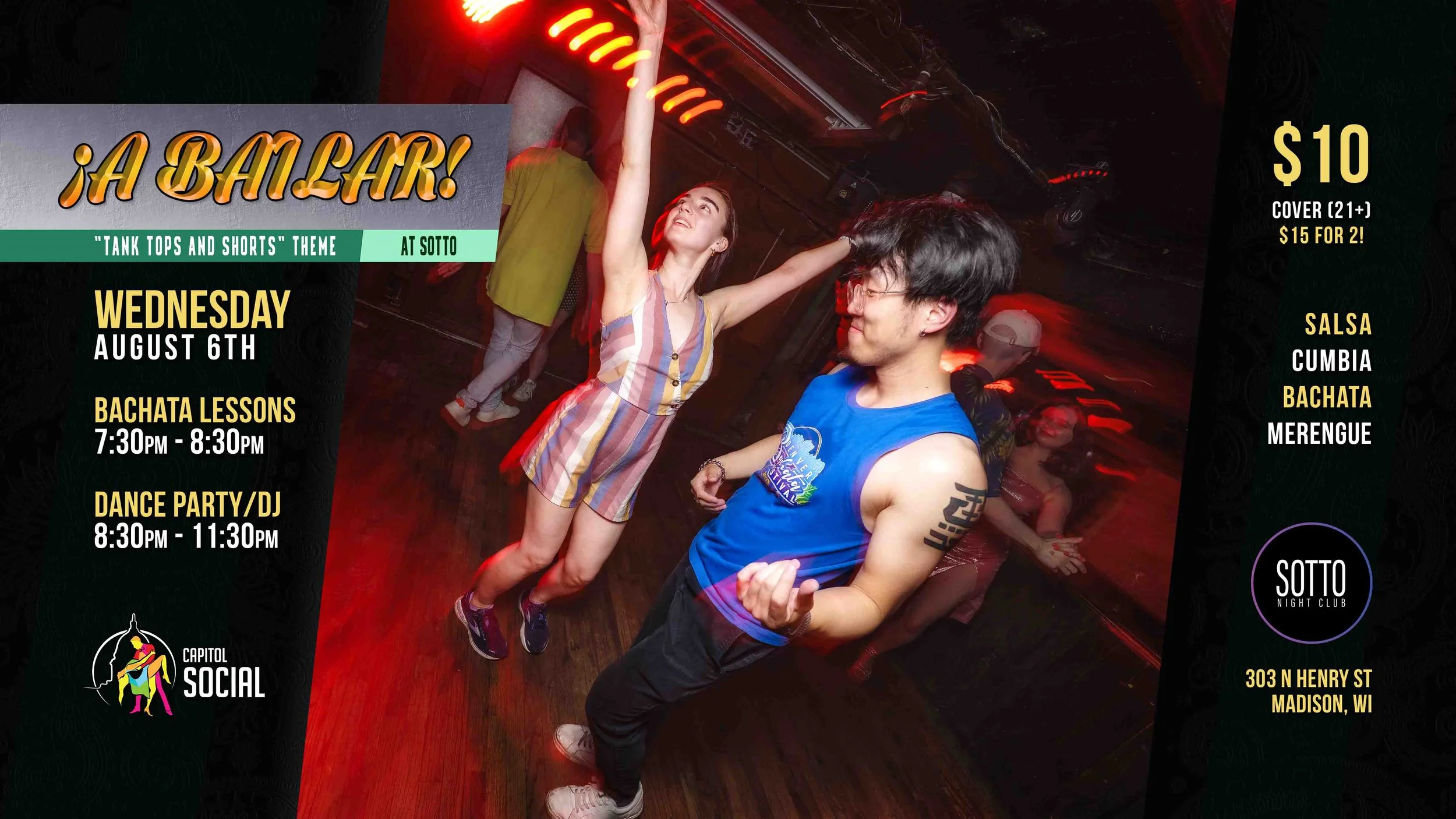 ¡A Bailar! Theme Night