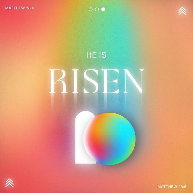 He is not here; he has risen, just as he said. Come and see the place where he lay. // Matthew 28:6 //