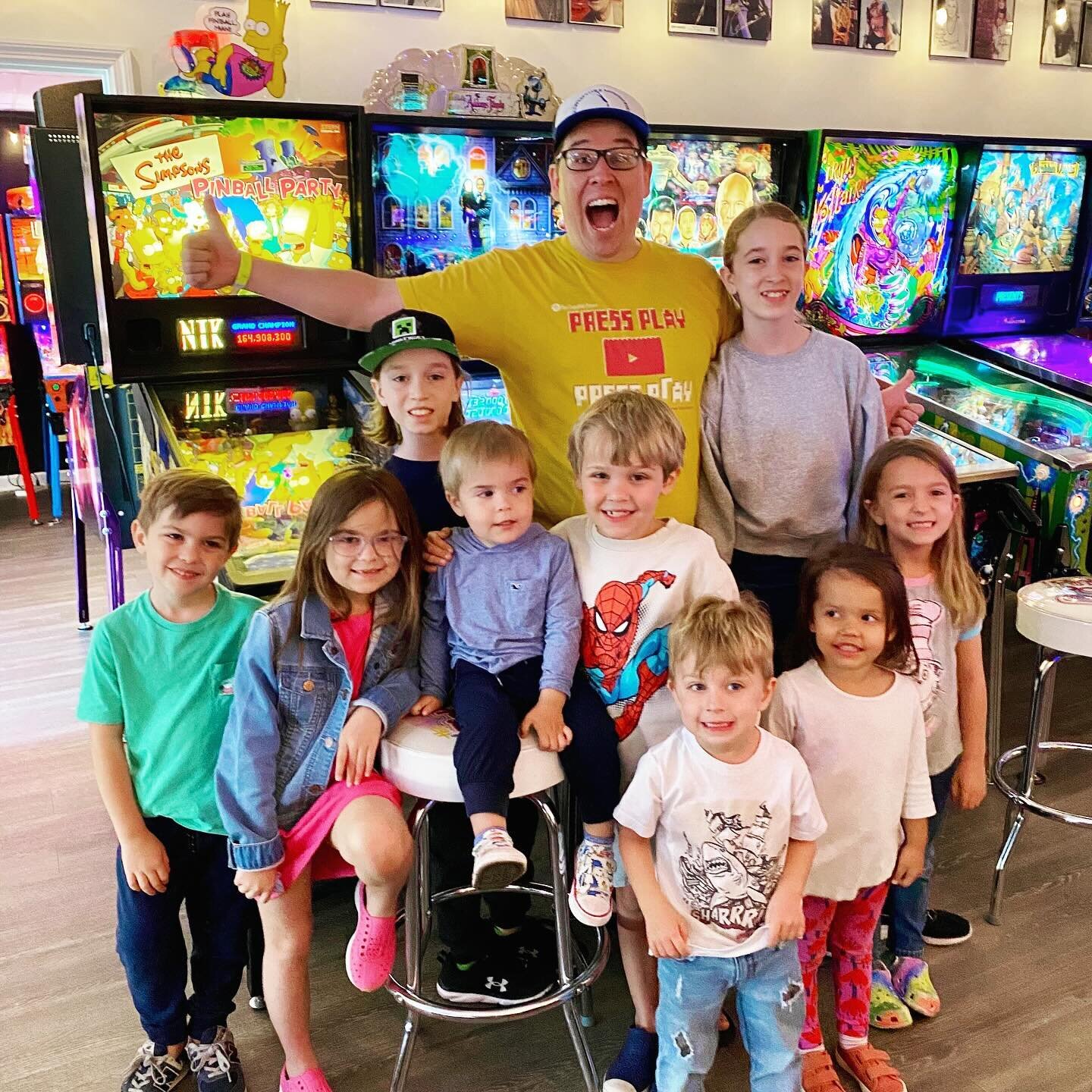 We brought the fun to Pinball Palace today! These awesome kids, parents, and grandparents finished off spring break &lsquo;24 with Pinball &amp; Pizza. We had the best time hanging out and enjoying unlimited pizza, games, and bounce houses.