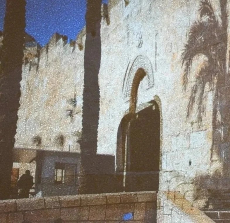 Detail: Wind Held in Two Palms, 2022–2023, Handmade paper, cotton thread, single-channel video projection presented in an infinite loop