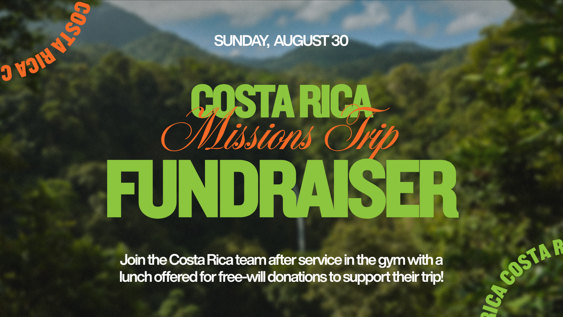 Costa Rica Fundraiser