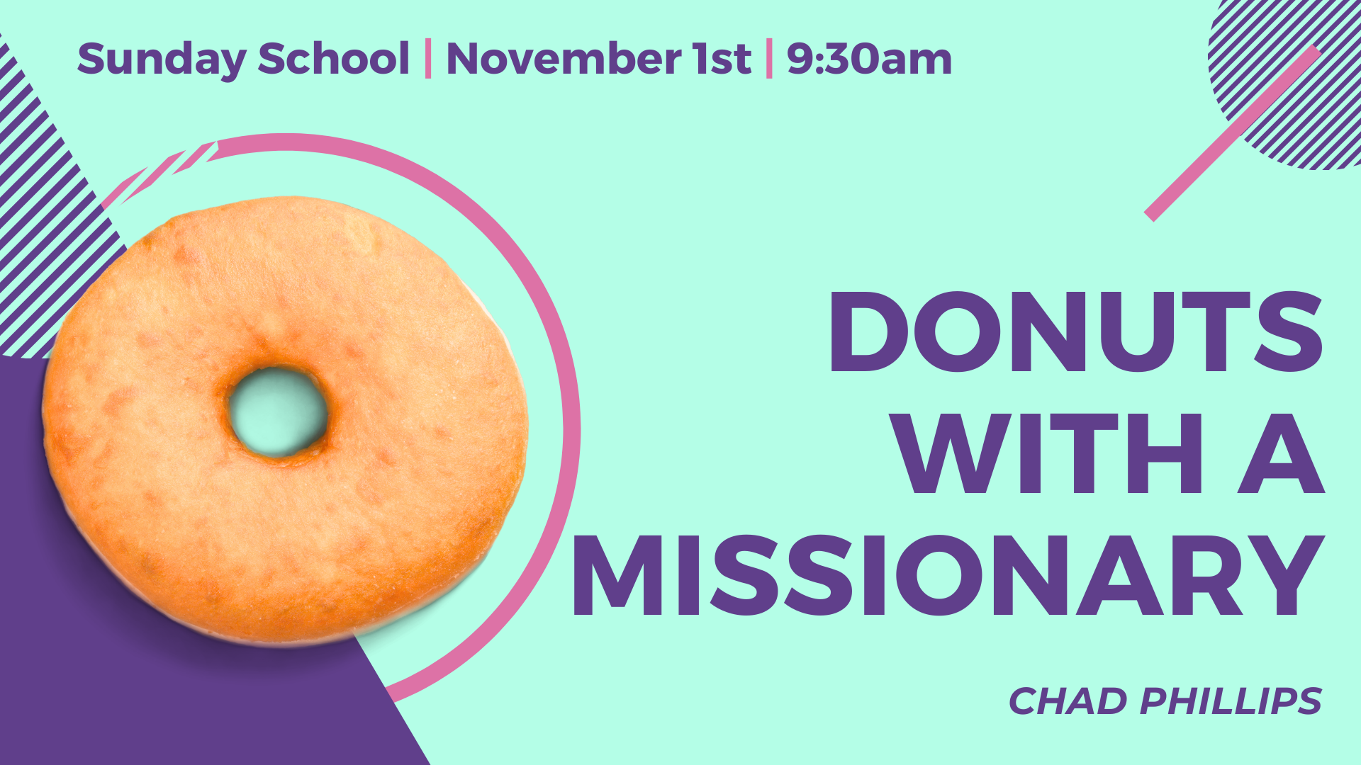 Donuts with a Missionary