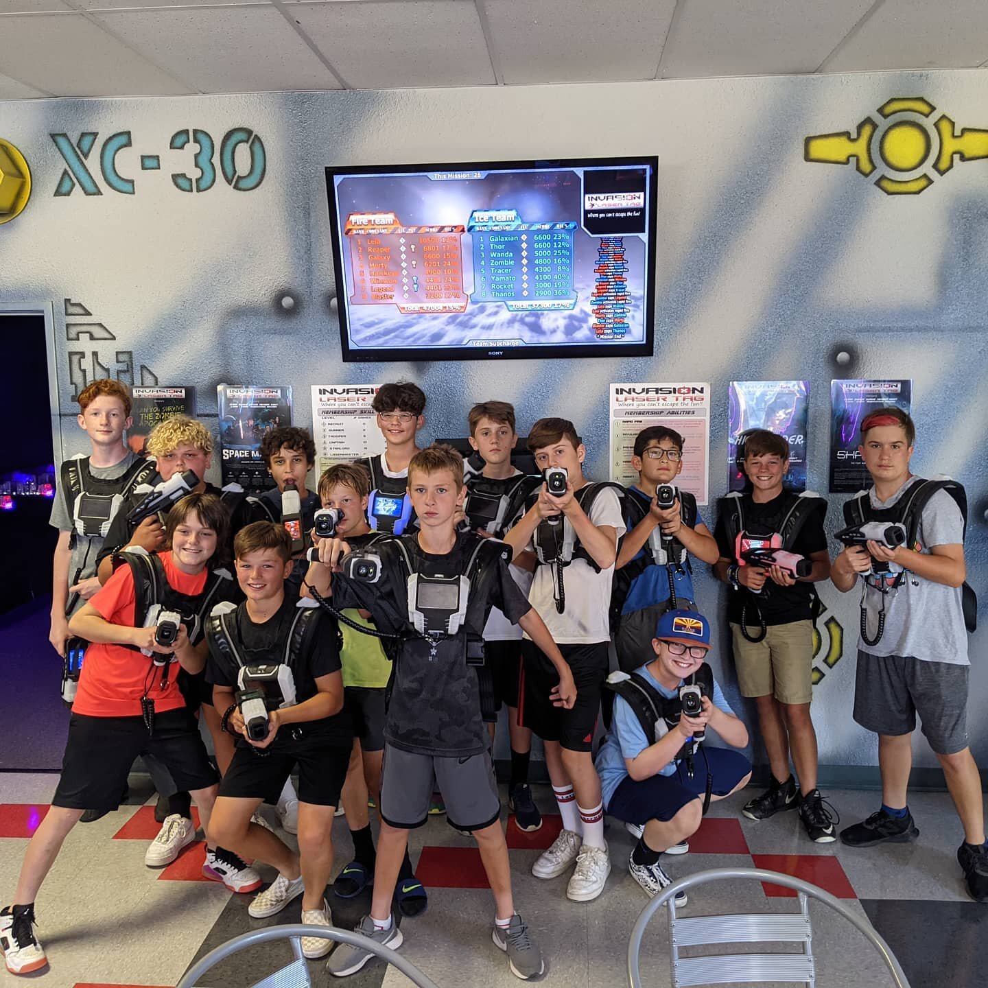 #48familyfridays #culture
When they're not collecting 🏆 the 2027 Black team winds down with some intense games of Lazer Tag! 
Off-field friendships lead to on-field success! 
We love lacrosse, but Team 48 also wants to play a part in building positi