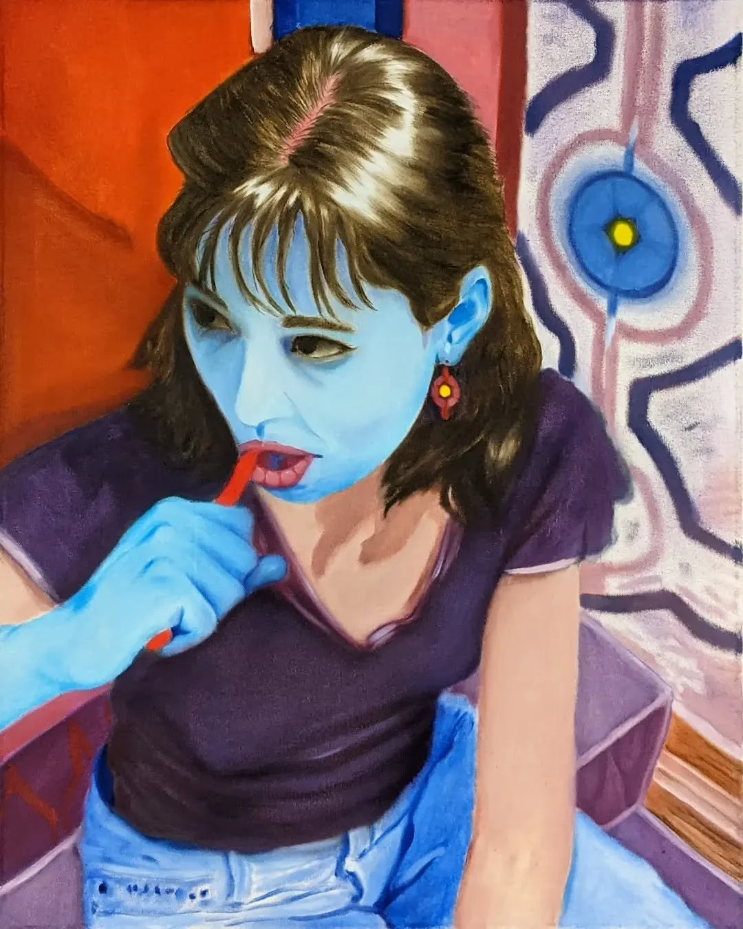 Sans titre, 2024, huile sur toile, 24 x 30 pouce..webp