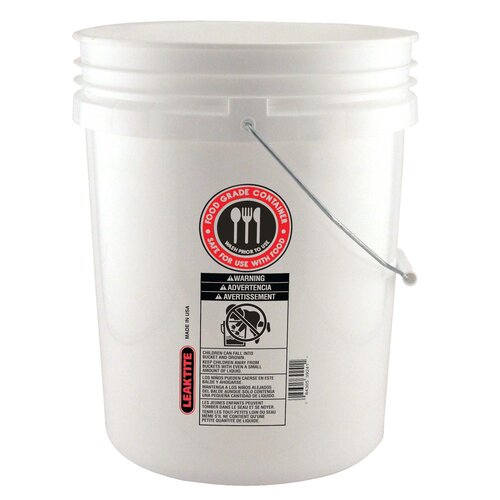 Leaktite 3.5-Gal. Blue Plastic Translucent Pail (Pack of 3) 209300 - The  Home Depot