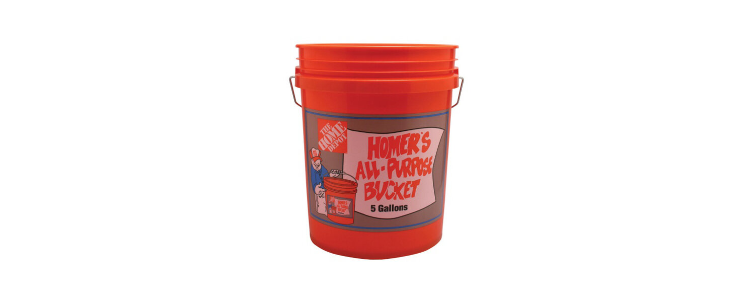 The Home Depot "Homer" Custom Bucket