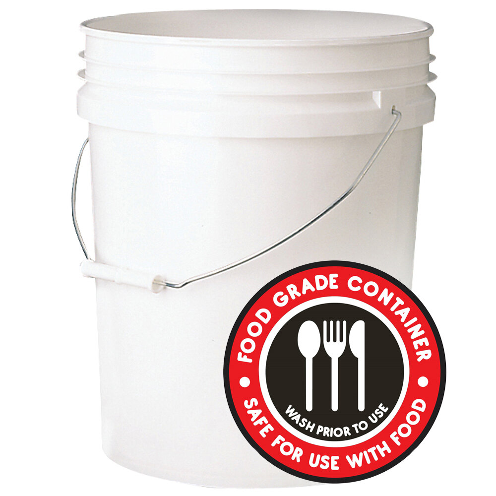 Food Grade 5 Gallon Buckets - Food Grade Plastic Bucket ...