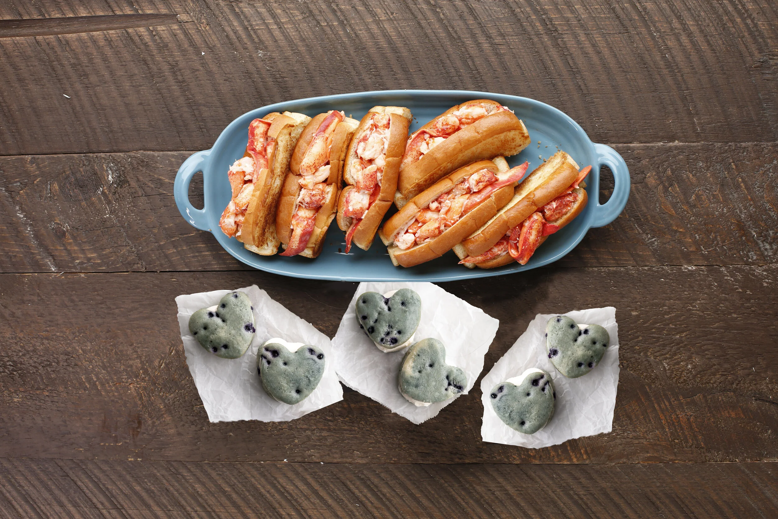 Lobster Rolls & Maple Cream Blueberry Cakes.jpg