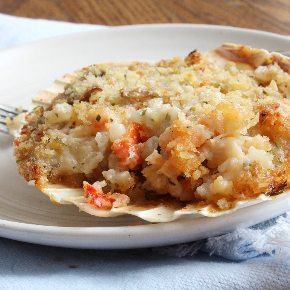 LOBSTER RISOTTO ON THE HALF SHELL