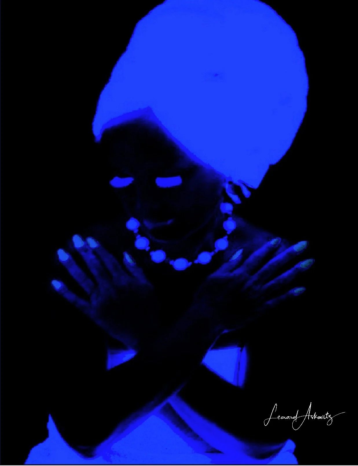 WOMAN IN BLUE