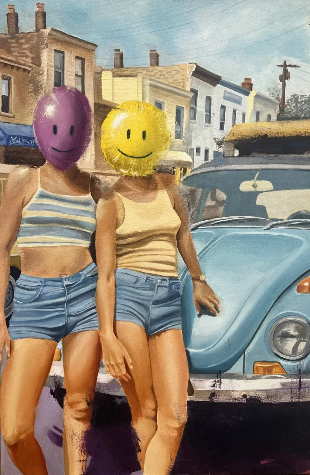 When Friendship was real 24 x 36 Oil on canvas.jpeg