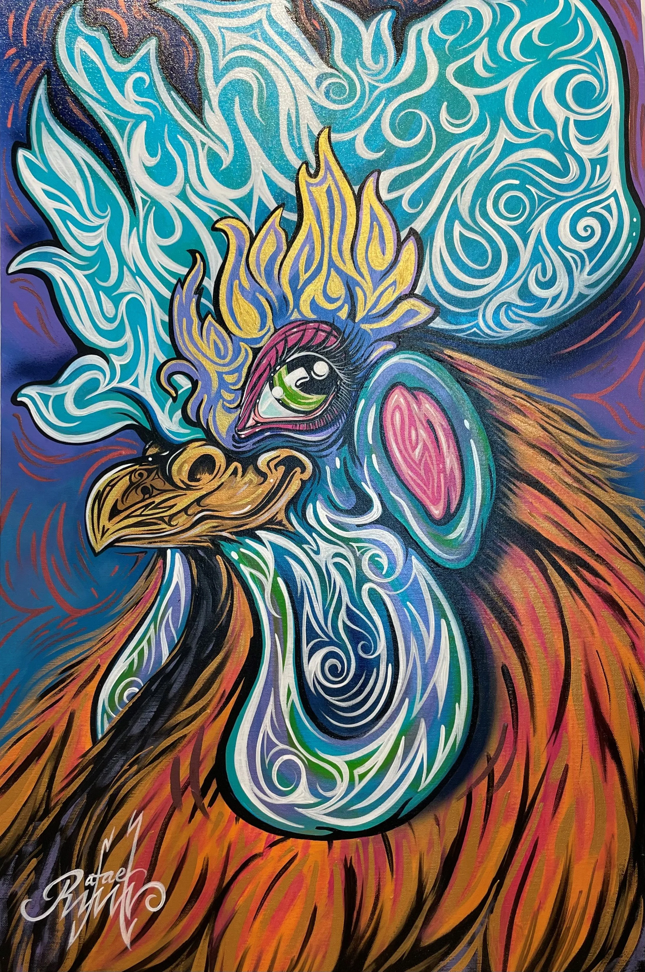 “ELECTRIC ROOSTER“ by RAFAEL MEDINA