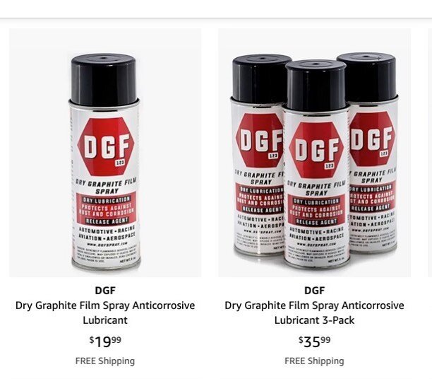 We&rsquo;ve finally been listed on @Amazon !!! Can&rsquo;t wait to get more of you some amazing DGF #miraclepowerproducts #dgf #nascar #racingteams #graphitespray #lubricant