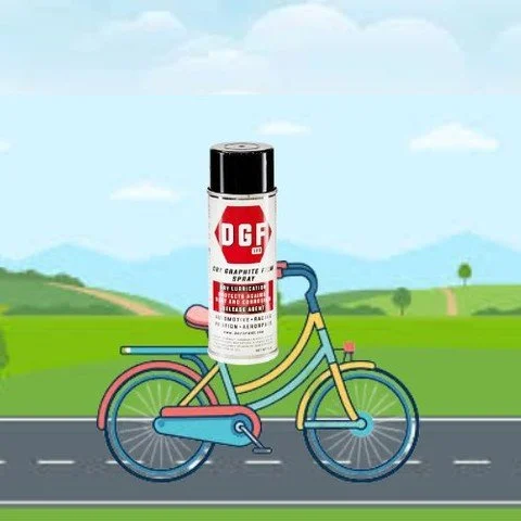 No more sqeaky bike chains that leave oil stains when you use DGF! #dgf #miraclepowerproducts #justdgfit #graphitespray #racingteam #dgfspray #metallubrication #engine #enginebuild #drygraphitefilm #dgfit #bike #biketrail #bikechain