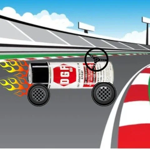 Happy Halloween! This year, DGF is dressed up as a race car because we have been used to lubricate NASCAR since the 1950s!
 #halloween #costume #halloweencostume #meme #dgf #miraclepowerproducts #justdgfit #graphitespray #racingteam #dgfspray #metall