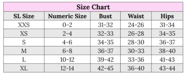 Size Charts – scrubsstudioph