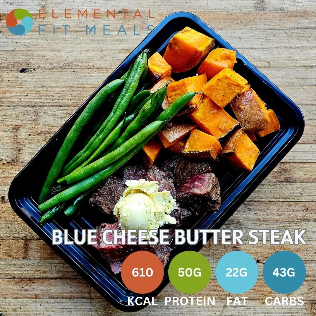 #NEW Limited Release Item! Blue Cheese Garlic Butter Steak. Get it while you can, this item is for a limited time only...

#mealprep #breakfastofchampions #eattherainbow #highprotein #youarewhatyoueat #healthyeating #healthyfood #healthylifestyle 
#O