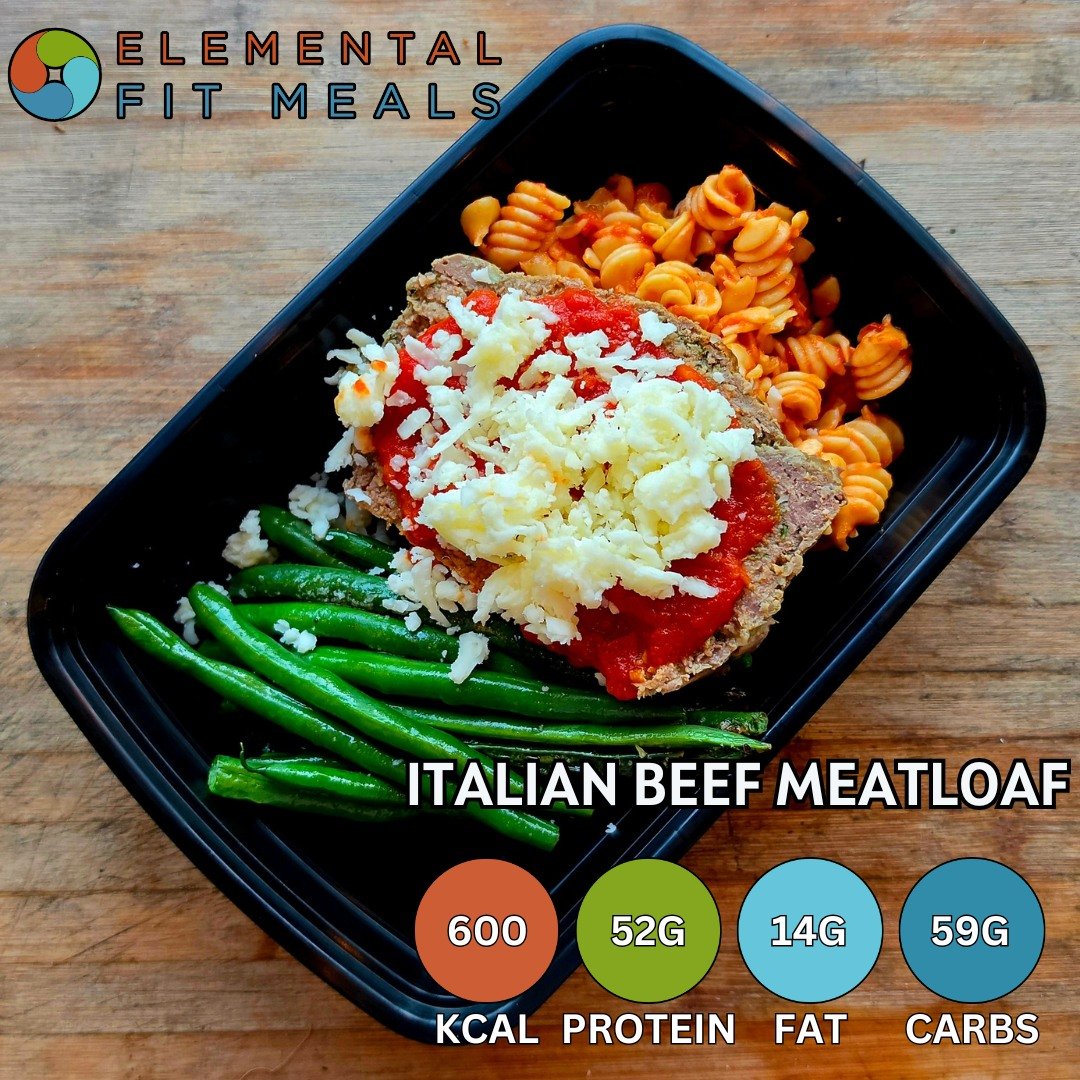 Craving something hearty and delicious? Try our Italian Beef Meatloaf! Packed with 52g of protein, this dish fuels you up with all the right nutrients. Perfect for a cozy dinner night. Buon appetito! 🍝 #ItalianCuisine #MeatloafMagic #Mealprep