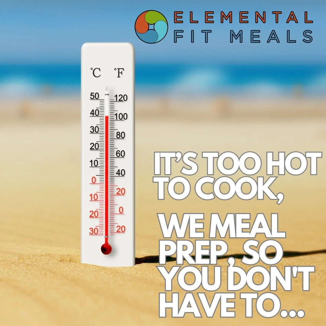 This #heatwave is no joke. The kitchen is last place you wanna be right now. We #mealprep so you don't have to.