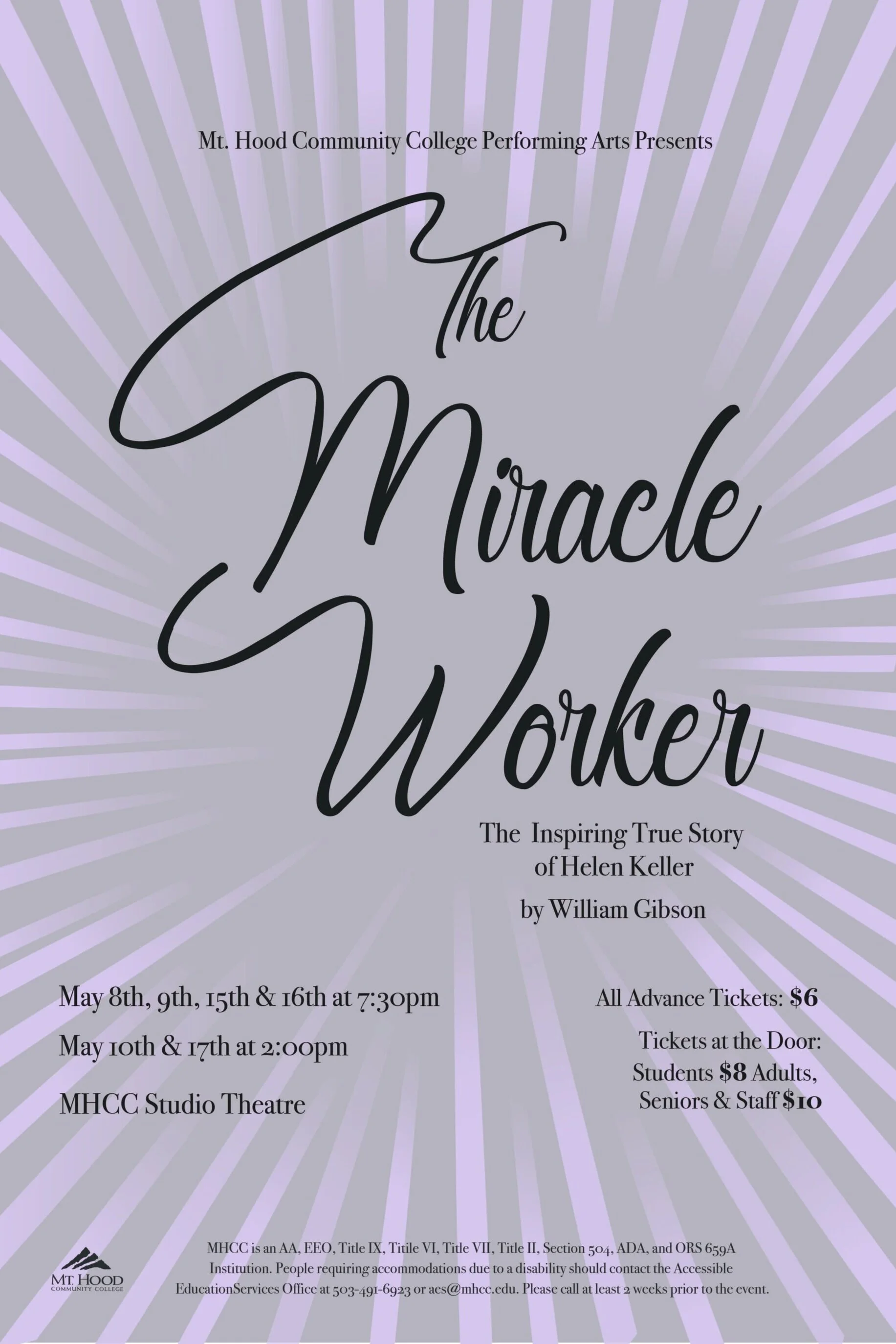 The Miracle Worker Poster