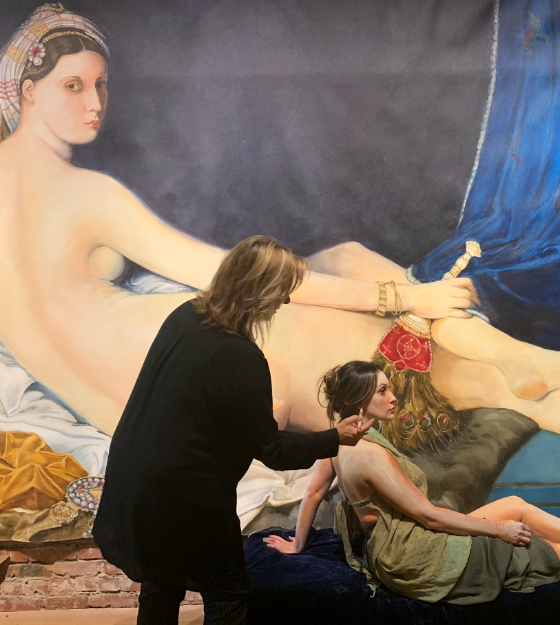 Tableau Vivant - The Odalisque Live Painting 