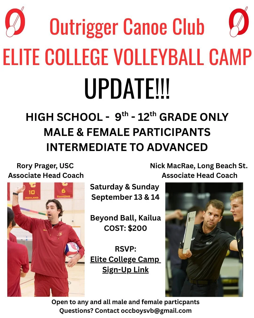 🚨Camp Update🚨

Due to increasingly high numbers of high school sign-ups we are changing camp participation to high school aged athletes only. Spots are filling up fast! 

Check the link in bio. See you there.